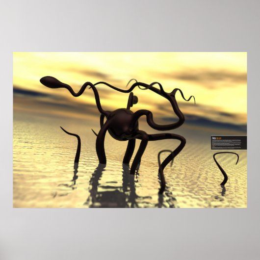 Loch Ness Monster. (watermonster) Poster (Voorkant)