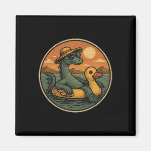 Loch Ness Monster Zomer Vakantie Float Retro Graf Magneet