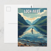 Loch Ness Nessie Reizen Briefkaart (Voorkant / Achterkant)