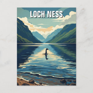 Loch Ness Nessie Reizen Briefkaart