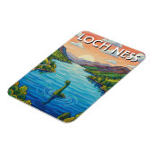 Loch Ness Nessie Reizen Magneet (Linkerzijde)