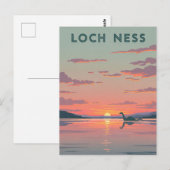 Loch Ness Nessie Travel Briefkaart (Voorkant / Achterkant)