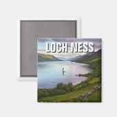 Loch Ness Nessie Travel Magneet (Voorkant / Achterkant)