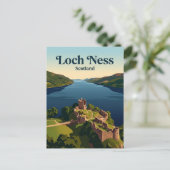 Loch Ness Schotland Briefkaart (Staand voorkant)