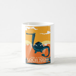 Loch Ness Schotland hooglanden vintage monster Koffiemok