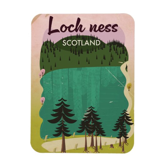 Loch Ness Schotland Magneet (Verticaal)