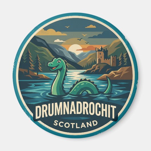 Loch Ness Schotland Magneet (Voorkant)