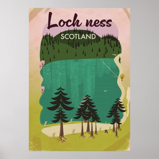 Loch Ness Schotland Poster (Voorkant)