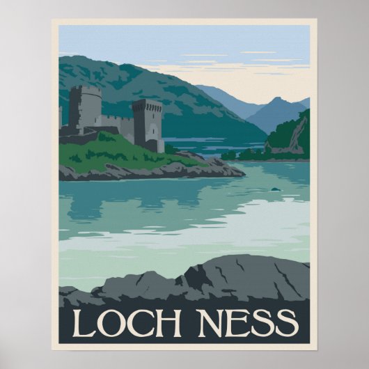 Loch Ness, Schotland Poster (Voorkant)
