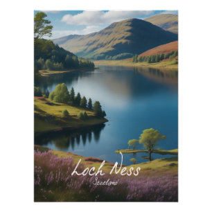 Loch Ness Schotland Reisposter Perfect Poster