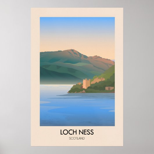 Loch Ness Schotland Reisposter Poster (Voorkant)
