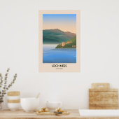 Loch Ness Schotland Reisposter Poster (Keuken)