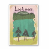 Loch Ness Schotland Sticker (Voorkant)