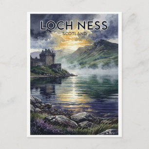 Loch Ness Schotland Vintage Briefkaart