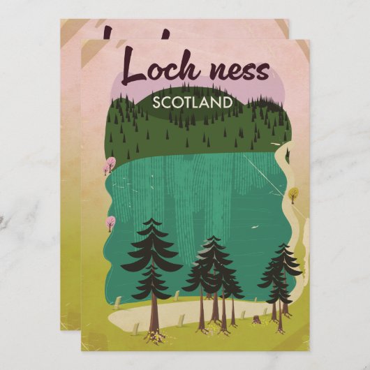 Loch Ness Scotland (Voorkant / Achterkant)