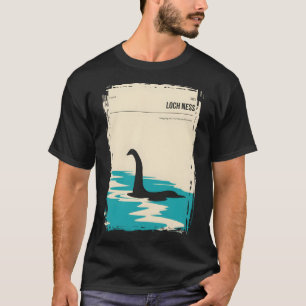 Loch Ness Scotland Cryptid Book Hoesje Poster T-shirt