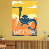 Loch Ness Scotland highlands  monster Canvas Afdruk (Insitu (Woonkamer))