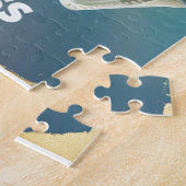 Loch Ness Scotland monster vintage poster Legpuzzel (Zijkant)