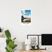 Loch Ness Scotland Reisprint Poster (Thuiskantoor)