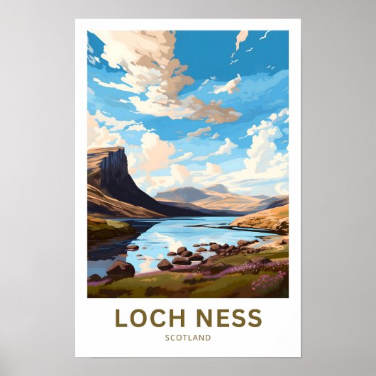 Loch Ness Scotland Reisprint Poster (Voorkant)