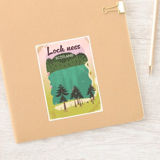 Loch Ness Scotland Sticker (Notitieboek)