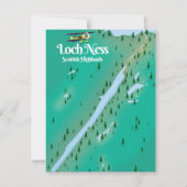 Loch Ness Scottish Highlands reiskaart (Voorkant)