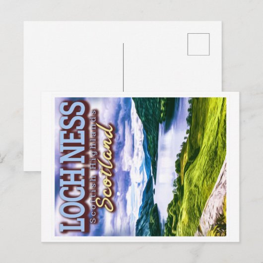 LOCH NESS - SCOTTISH HIGHLANDS - SCOTLAND VK BRIEFKAART (Voorkant / Achterkant)