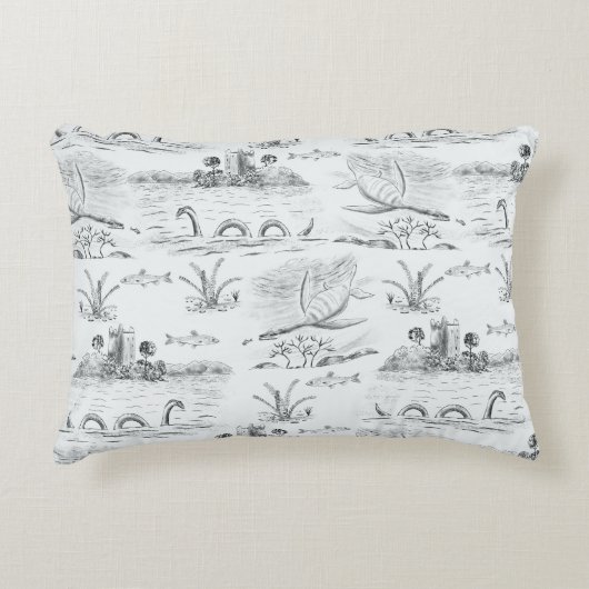 Loch ness toile accent kussen (Voorkant)