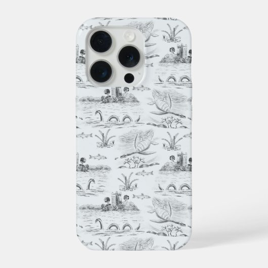 Loch ness toile iPhone hoesje (Achterkant)