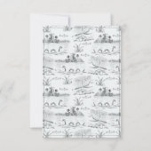 Loch ness toile  RSVP kaartje (Achterkant)