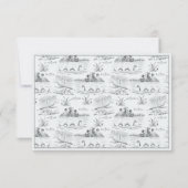 Loch ness toile  RSVP kaartje (Achterkant)