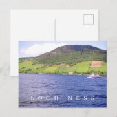 Loch Ness uitzicht briefkaart (Voorkant / Achterkant)
