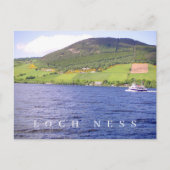 Loch Ness uitzicht briefkaart (Voorkant)