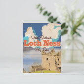 Loch Ness vintage reisposter Briefkaart (Staand voorkant)