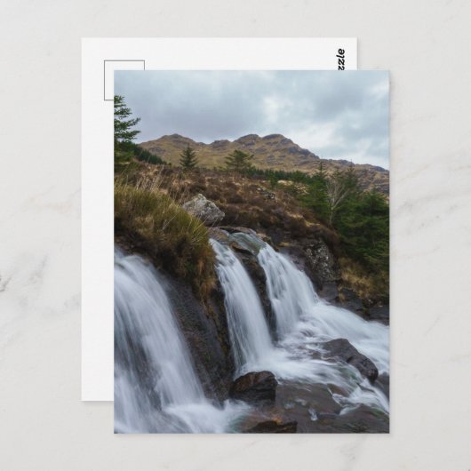 Loch Restil Waterfall Briefkaart (Voorkant / Achterkant)