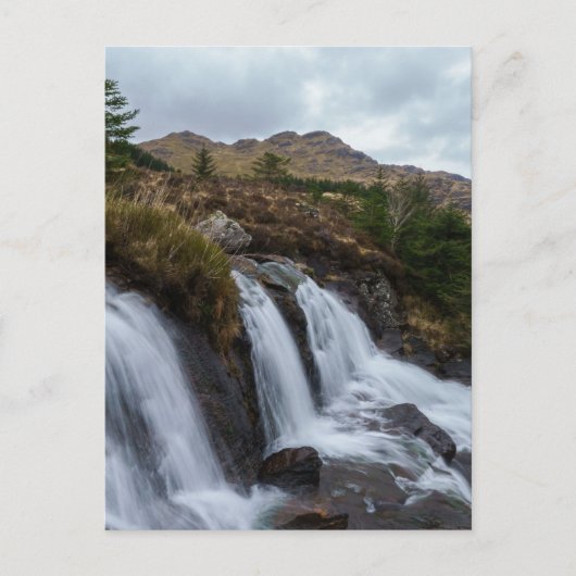Loch Restil Waterfall Briefkaart (Voorkant)