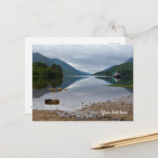 Loch Shiel, Schotland Briefkaart (Voorkant / Achterkant in situ)