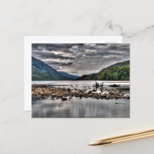 Loch Shiel, Schotland Briefkaart (Voorkant / Achterkant in situ)