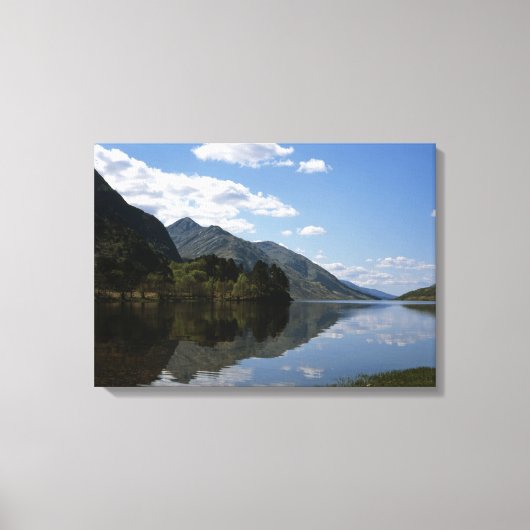 Loch Shiel Scotland Canvas Afdruk (Voorkant)