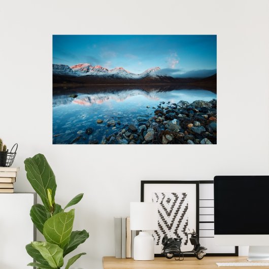 Loch Slapin, eiland Skye, Schotland Poster (Thuiskantoor)
