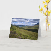 Loch Tulla · Wenskaart Kaart (Gele Bloem)