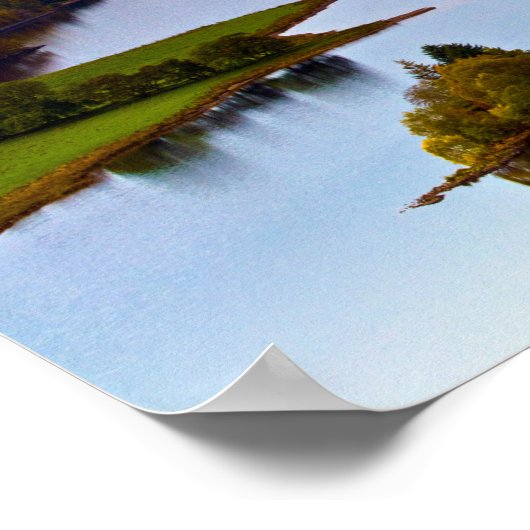 Loch Tummel, het Poster van het Uitzicht van konin (Hoek)