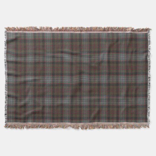 Lochaber Clan Original Scottish Tartan Deken (Voorkant)