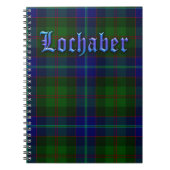 Lochaber District Tartan Notitieboek (Voorkant)
