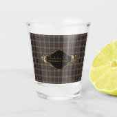 Lochaber Originele Schotse Clan Tartan Shot Glas (Voorkant)