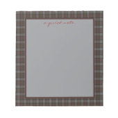Lochaber Originele Schotse Tartan Notitieblok (Voorkant)