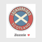 Locharbriggs, Schotland Sticker (Vel)