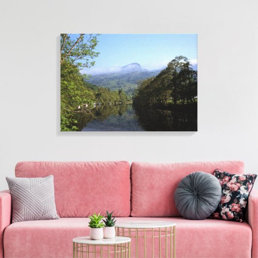 Lochay Killin Scotland Canvas Afdruk (Insitu (Woonkamer))