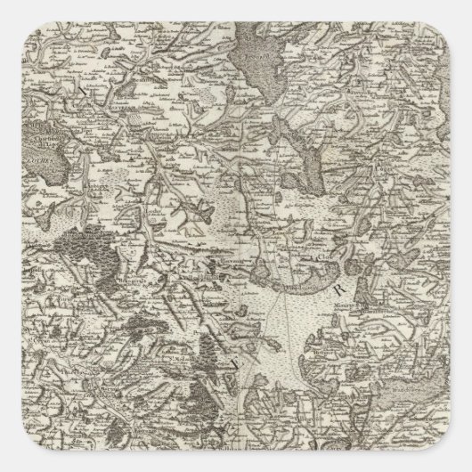 Loches Vierkante Sticker (Voorkant)