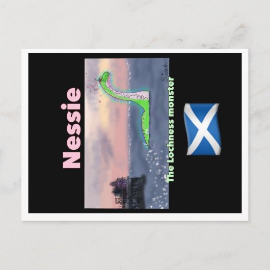 Lochness monsters postcard briefkaart (Voorkant)